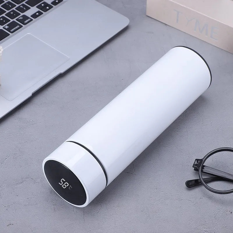 500ML Intelligent Temperature Display Thermos Bottle Vacuum Flask 304 Stainless Steel Sports Water Cup Car Insulated Cup