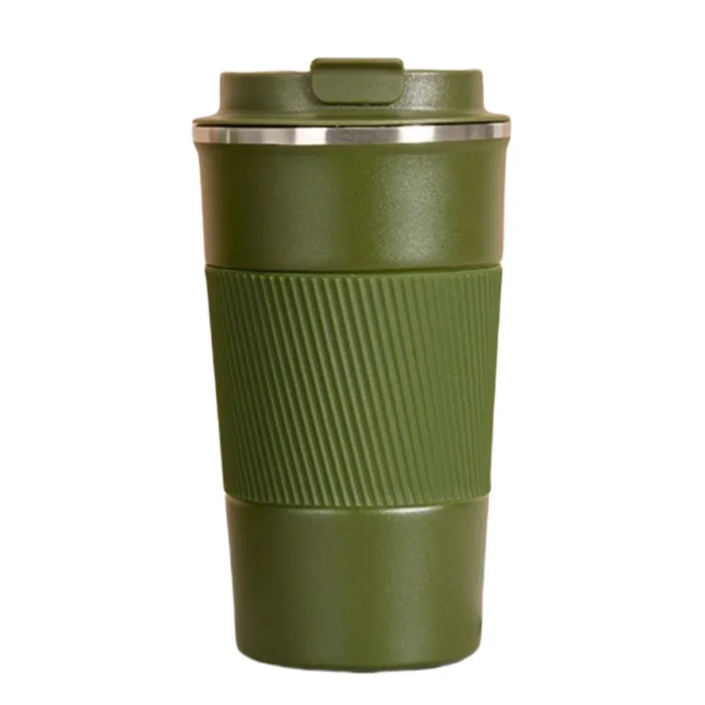 New Thermo Cafe Thermo Cup for Tea Water Coffee Double Stainless Steel 380/510ML  Coffee Mug Car Thermos Mug Leak_Proof Travel