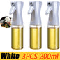 Spray de aceite de plástico de 200/300/500 ml para cocina doméstica o como brocha. Incluye pulverizador de aceite.