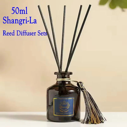 50ml Reed Diffuser Sets with Fragrance expanding stick Healton Homestay Hotel Rattan Aromatherapy  Air Freshener Home Fragrance