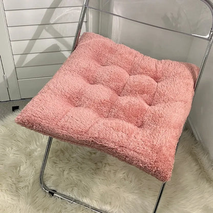 Winter Simple Plush Cushion Fart Cushion Office Sedentary Artifact Thickened Cushion Student Classroom Mat