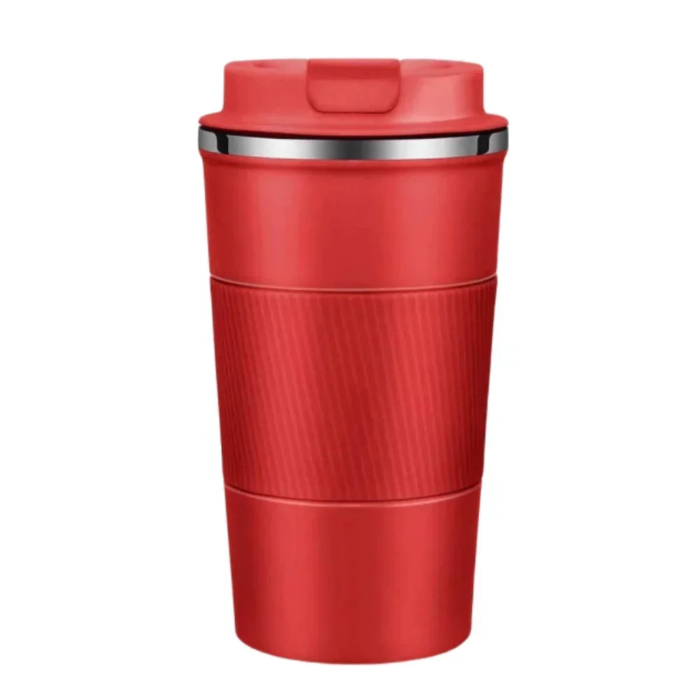 New Thermo Cafe Thermo Cup for Tea Water Coffee Double Stainless Steel 380/510ML  Coffee Mug Car Thermos Mug Leak_Proof Travel