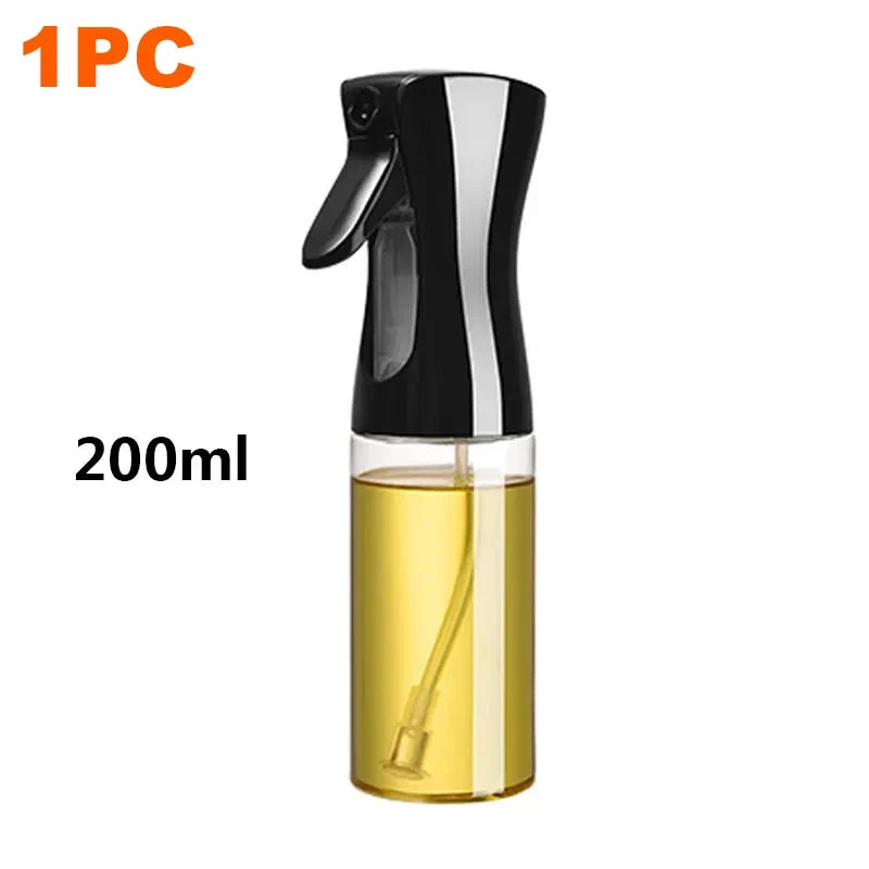 Spray de aceite de plástico de 200/300/500 ml para cocina doméstica o como brocha. Incluye pulverizador de aceite.