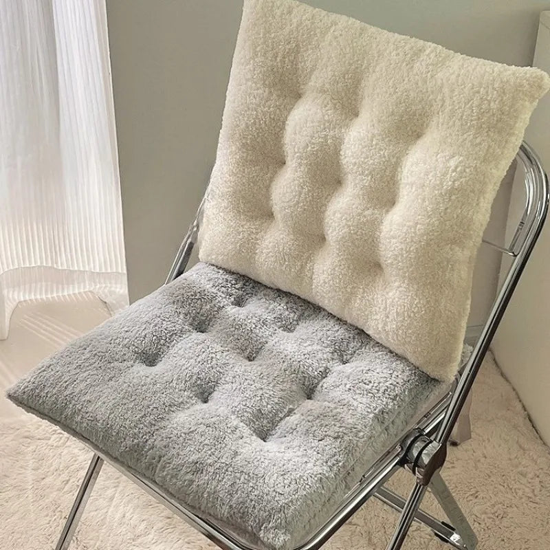 Winter Simple Plush Cushion Fart Cushion Office Sedentary Artifact Thickened Cushion Student Classroom Mat