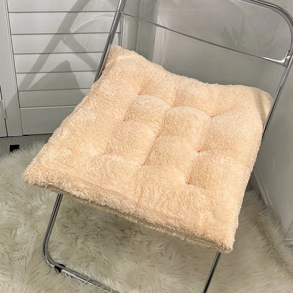 Winter Simple Plush Cushion Fart Cushion Office Sedentary Artifact Thickened Cushion Student Classroom Mat
