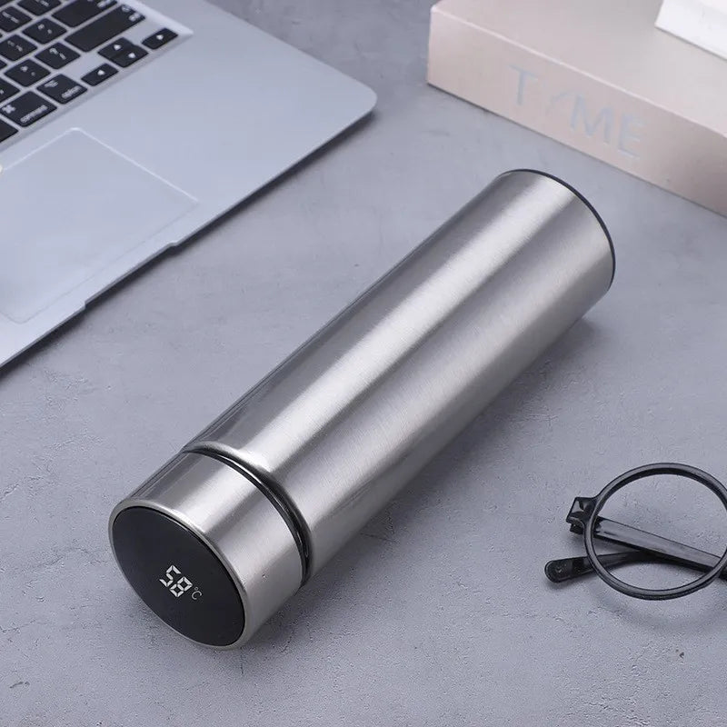 500ML Intelligent Temperature Display Thermos Bottle Vacuum Flask 304 Stainless Steel Sports Water Cup Car Insulated Cup