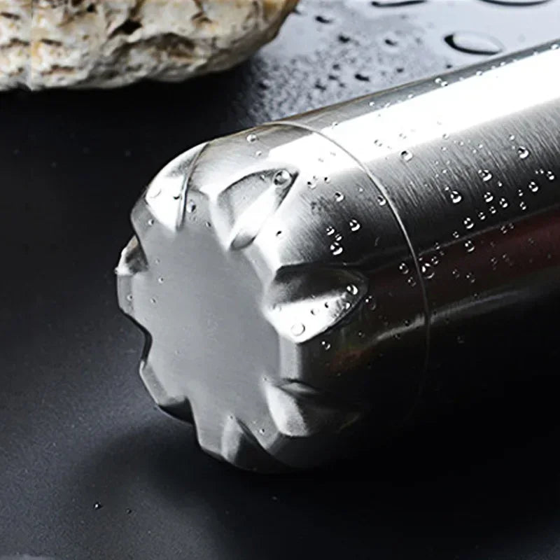 350/500/750/1000ml 304 Stainless Steel Vacuum Flask Double Wall Water Bottle Leak-proof Thermos Bottle Sports Fitness Bottle