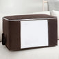 Organizadores de almacenamiento de ropa de gran capacidad, contenedores plegables para mantas, ideales para organizar el armario del dormitorio.