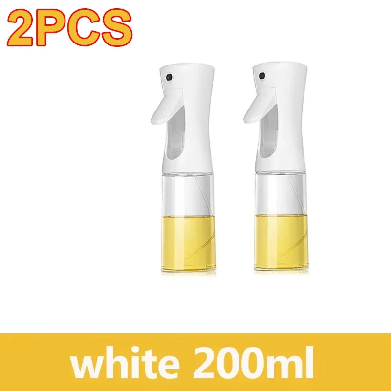 Spray de aceite de plástico de 200/300/500 ml para cocina doméstica o como brocha. Incluye pulverizador de aceite.