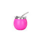 Mini Double Wall Argentine Yerba Mate Cup with Straw and Lid 5oz Portable Egg Cup Stainless Steel Insulated Cups Gift