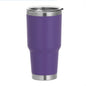 1 30oz Car Cup, Car Thermos Cup with Sealed Sliding Lid, Coffee Cup, Office Cup, Gift Cup, Cold-Keeping Cup, Snowman Cup, Powder Coating for Added Safety, Dishwasher Safe
