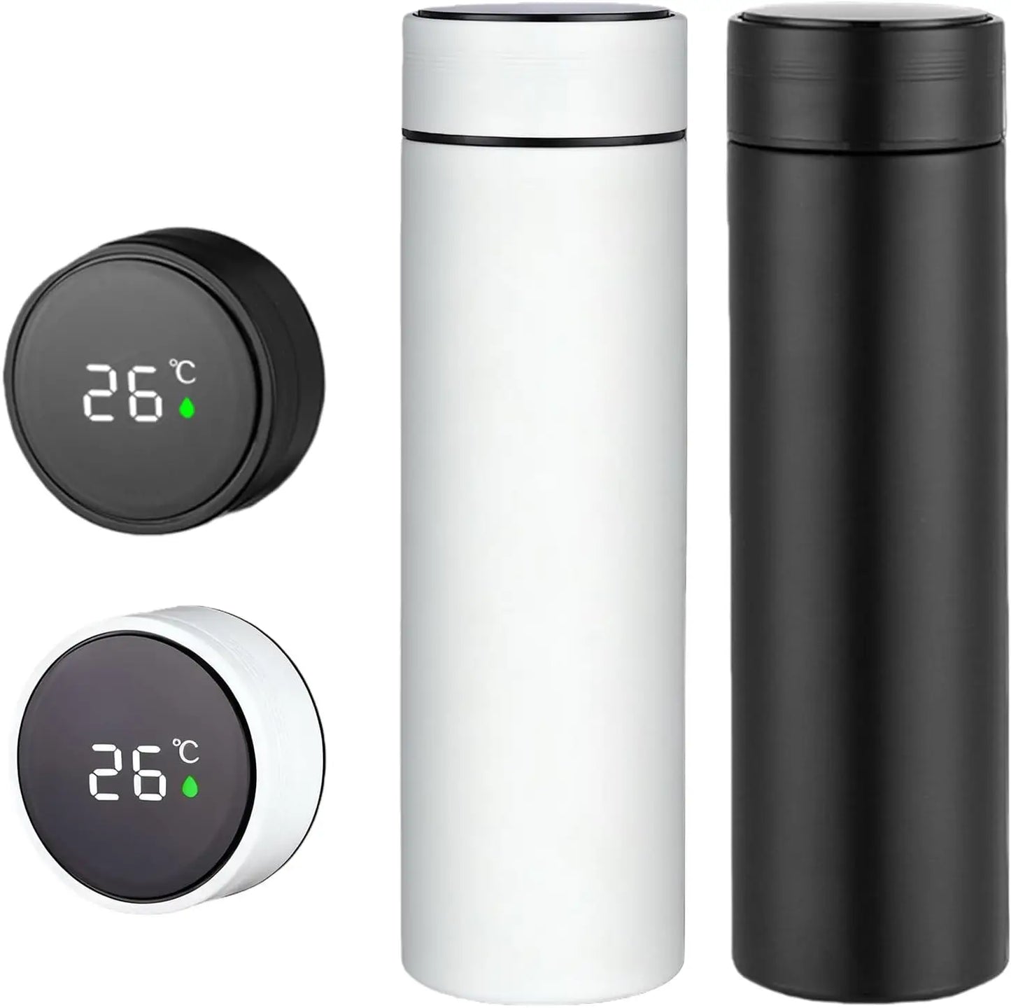 500ML Intelligent Temperature Display Thermos Bottle Vacuum Flask 304 Stainless Steel Sports Water Cup Car Insulated Cup