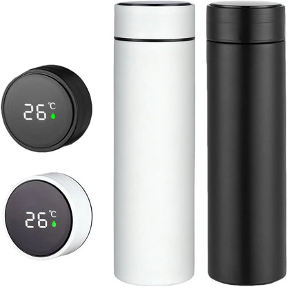 500ML Intelligent Temperature Display Thermos Bottle Vacuum Flask 304 Stainless Steel Sports Water Cup Car Insulated Cup