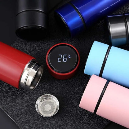 500ML Intelligent Temperature Display Thermos Bottle Vacuum Flask 304 Stainless Steel Sports Water Cup Car Insulated Cup