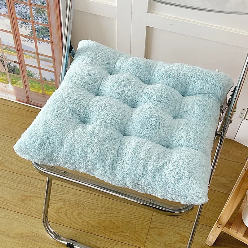 Winter Simple Plush Cushion Fart Cushion Office Sedentary Artifact Thickened Cushion Student Classroom Mat