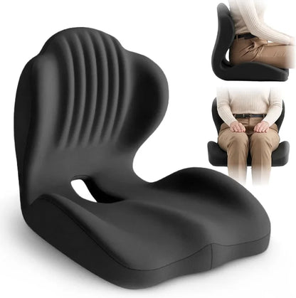 Ergonomic Memory Foam Lumbar Support Cushion Back Pain Relief for Office Chair Car Seat Long Sitting Comfort Daily Use
