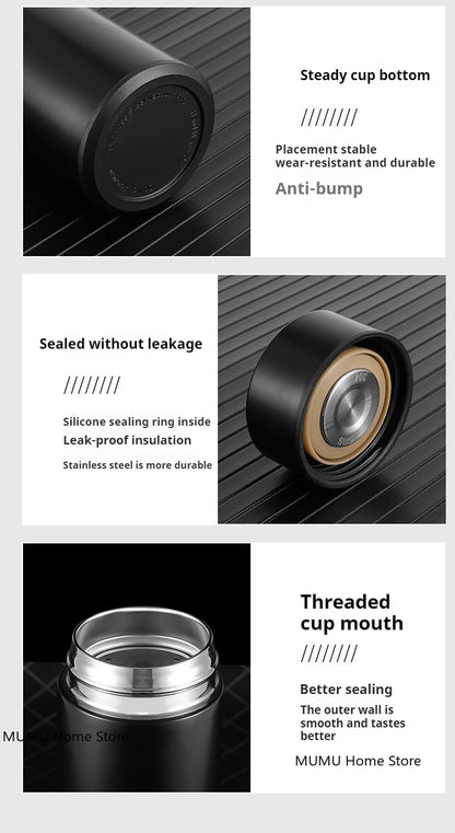 500ML Intelligent Temperature Display Thermos Bottle Vacuum Flask 304 Stainless Steel Sports Water Cup Car Insulated Cup