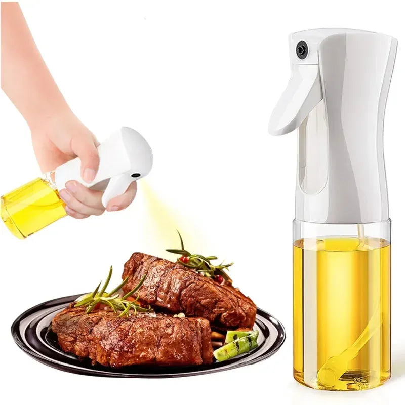 Spray de aceite de plástico de 200/300/500 ml para cocina doméstica o como brocha. Incluye pulverizador de aceite.