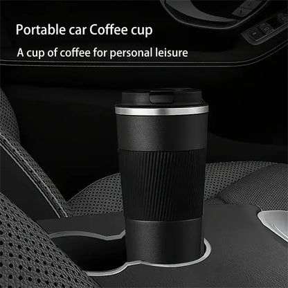 New Thermo Cafe Thermo Cup for Tea Water Coffee Double Stainless Steel 380/510ML  Coffee Mug Car Thermos Mug Leak_Proof Travel